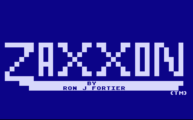 Zaxxon (1984) (Sega) Screenshot